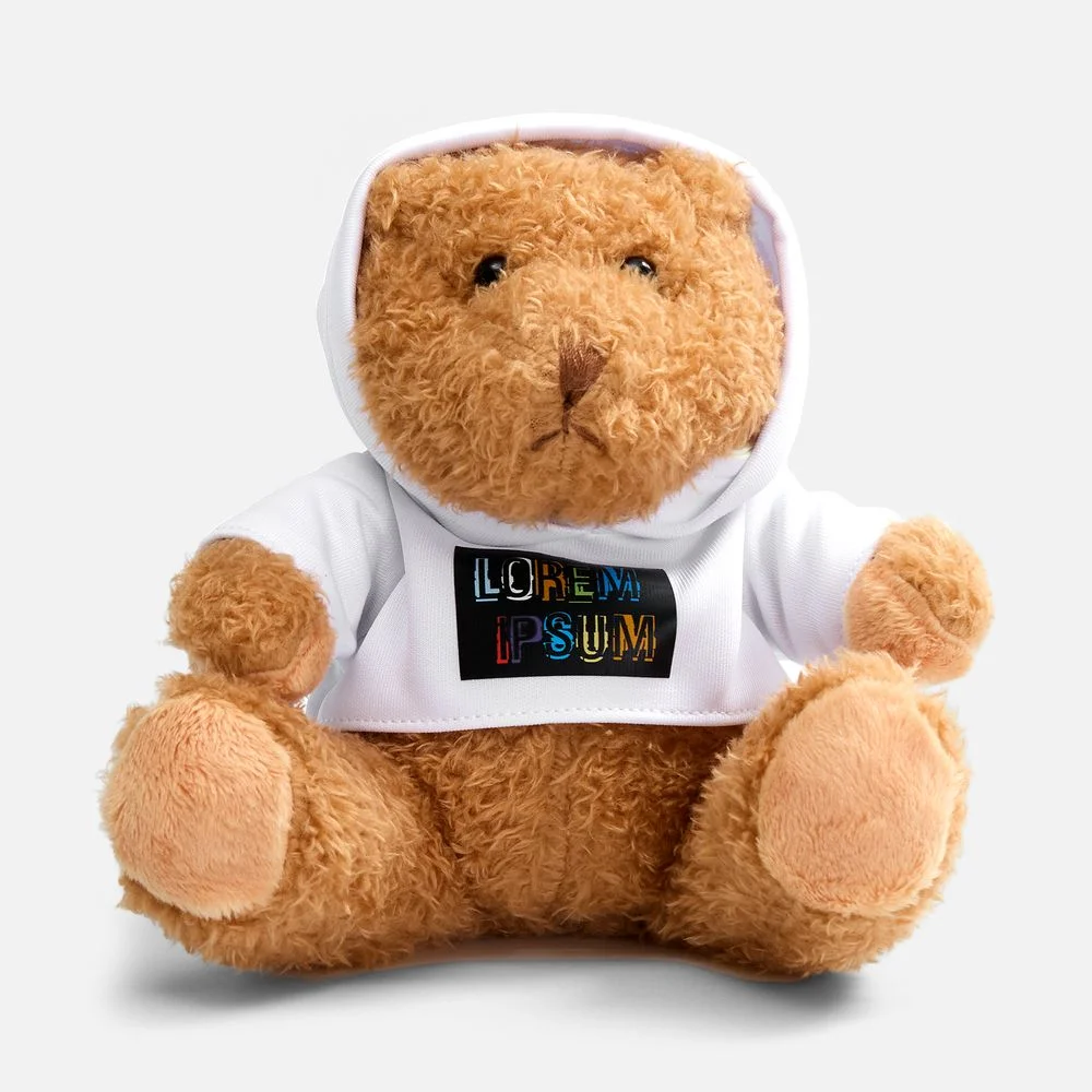 Мягкая игрушка «Мишка Cuddleton» в белом худи - фото 14