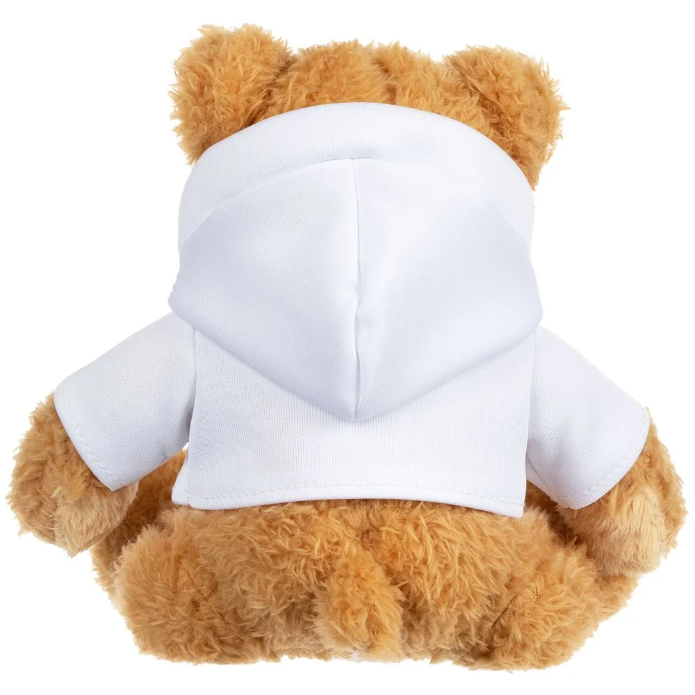 Мягкая игрушка «Мишка Cuddleton» в белом худи - фото 3