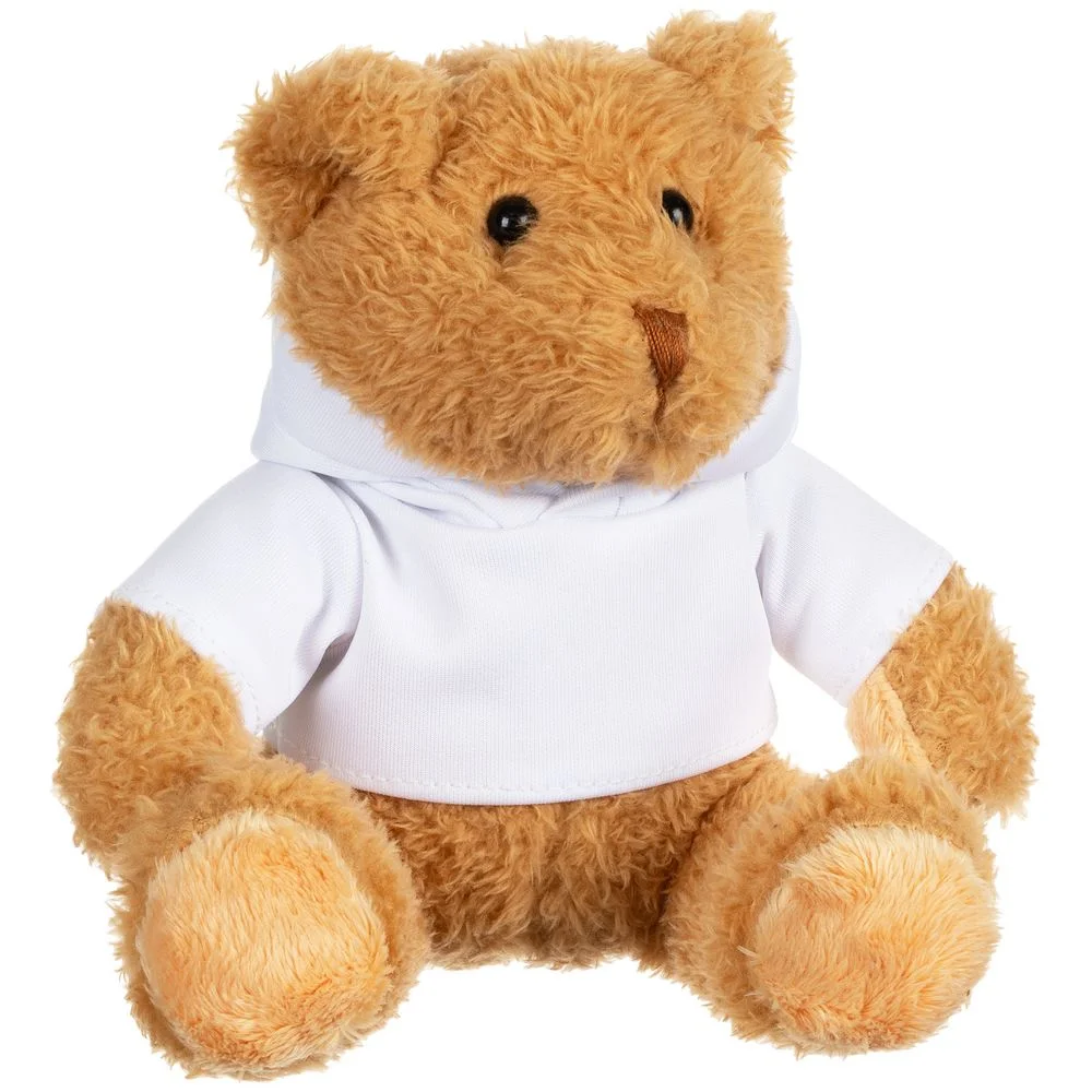 Мягкая игрушка «Мишка Cuddleton» в белом худи - фото 4