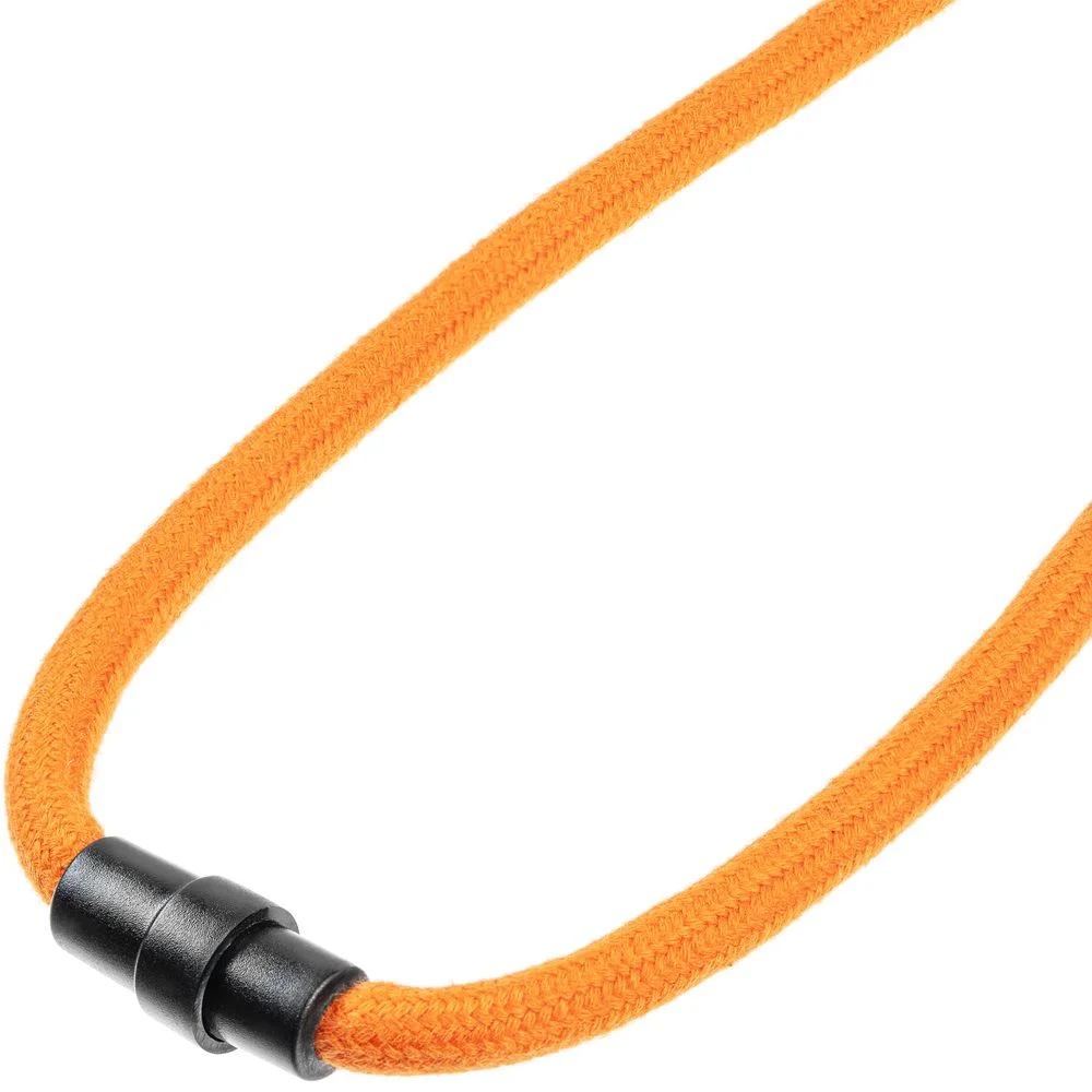 Шнурок для бейджа Tube Wood оранжевый - фото 4