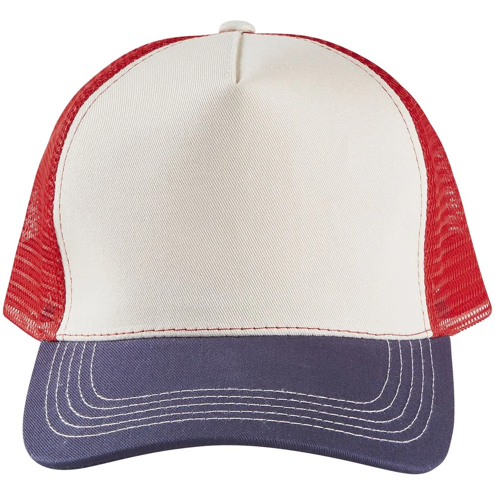 Бейсболка Blink, молочная с красным - фото 2