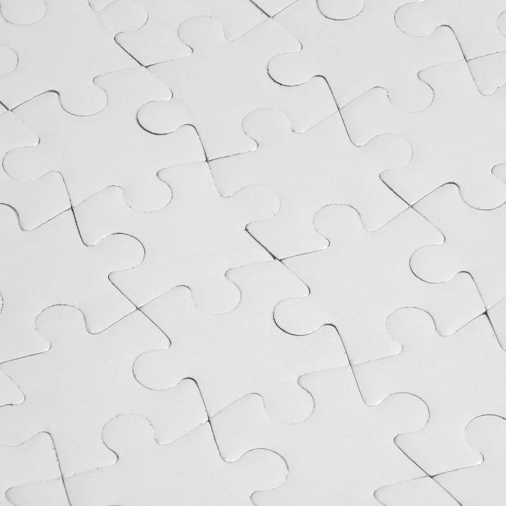 Пазл для сублимационной печати Stamper, белый - фото 2