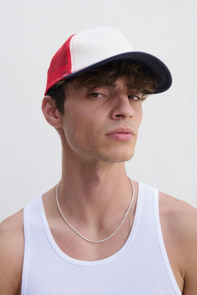 Бейсболка Blink, черная с молочно-белым - фото 4