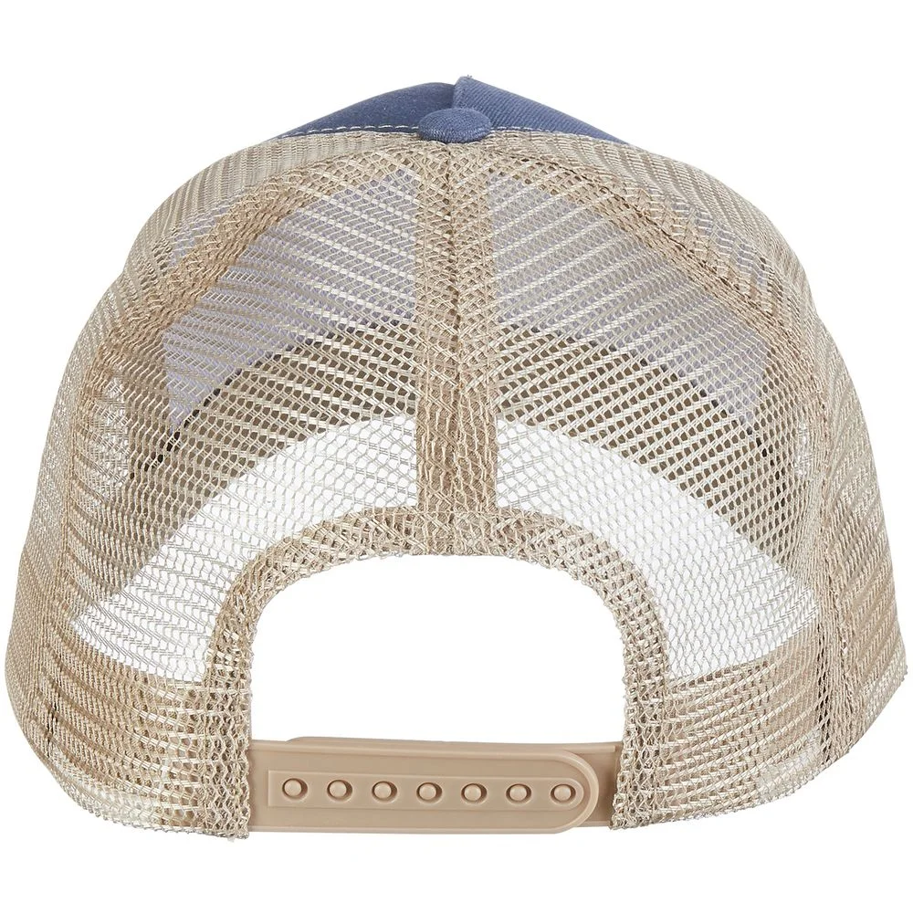 Бейсболка Blink, синяя (джинс) с бежевым - фото 3