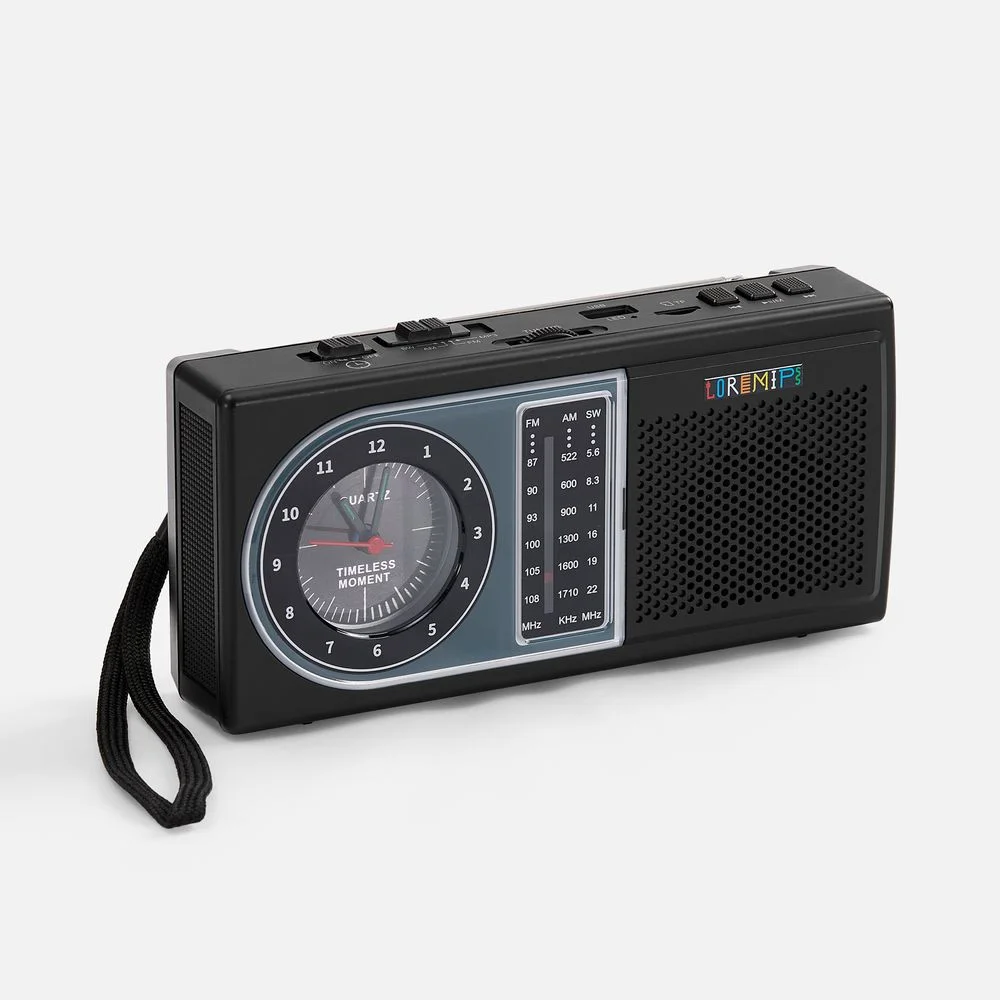 Bluetooth-колонка с радио Comradio черная - фото 9