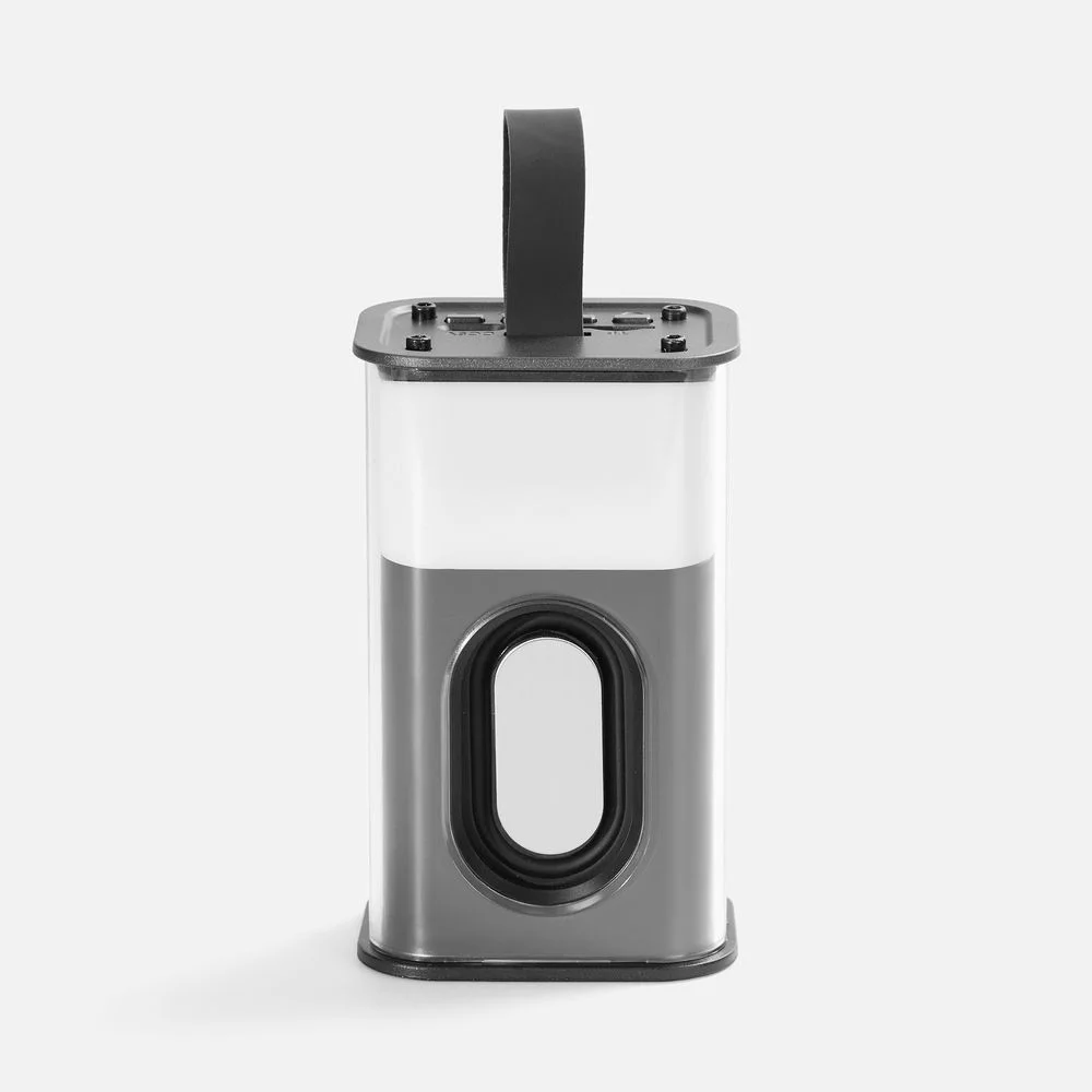 Bluetooth-колонка с подсветкой Groove серая - фото 3