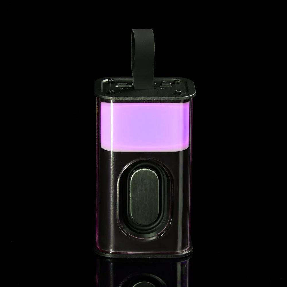 Bluetooth-колонка с подсветкой Groove серая - фото 9
