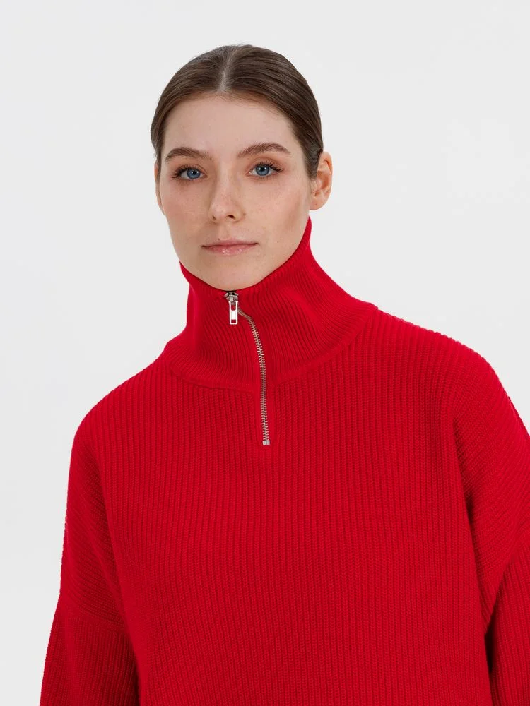 Джемпер Siluetti Birne красный - фото 4