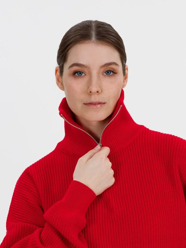 Джемпер Siluetti Birne красный - фото 5