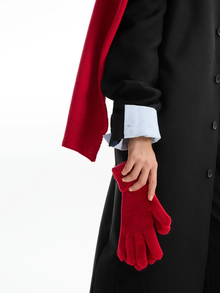 Перчатки Alpine красные гвоздика - фото 3