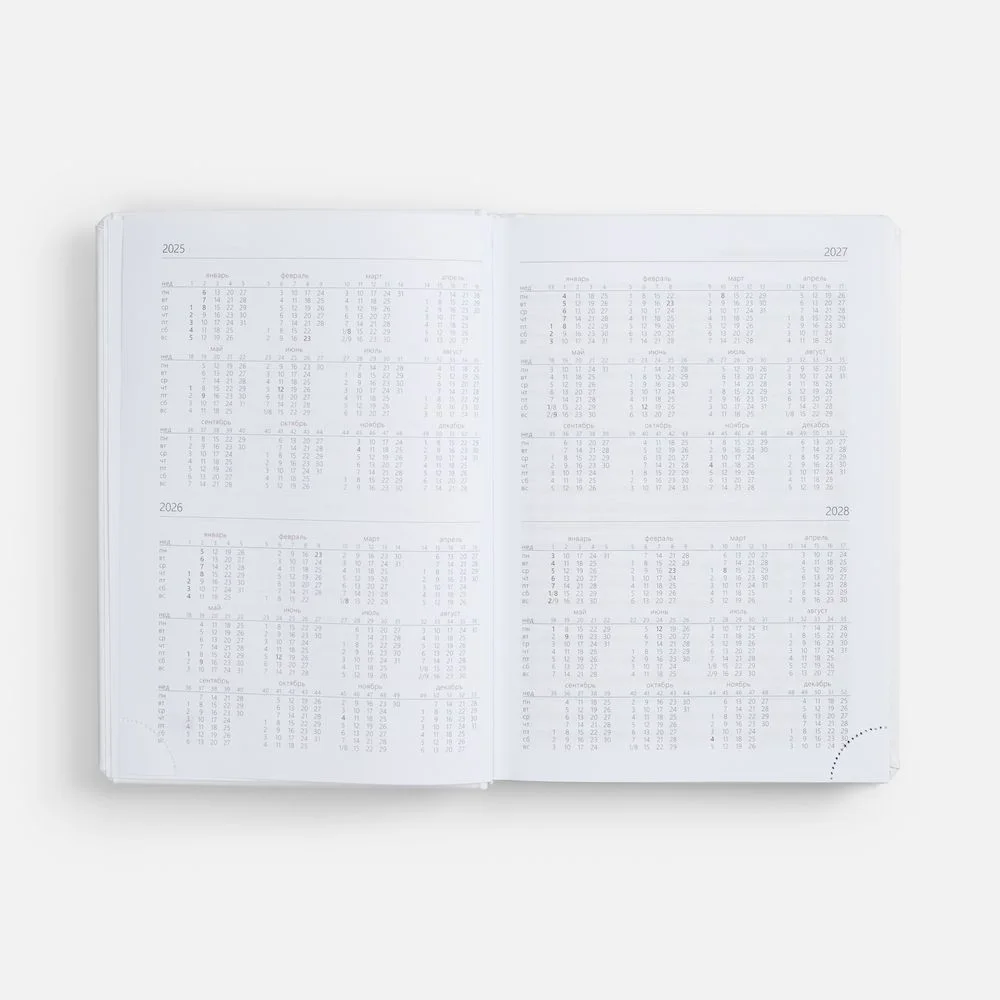 Ежедневник Nebraska, недатированный, белый - фото 8