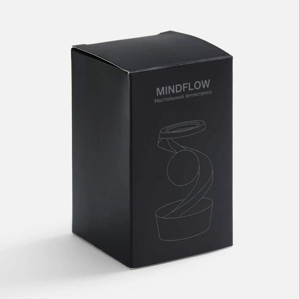 Настольный антистресс Mindflow черный с серебристым - фото 8