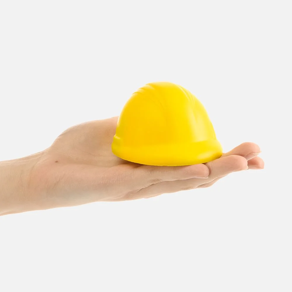 Антистресс Каска желтый - фото 2