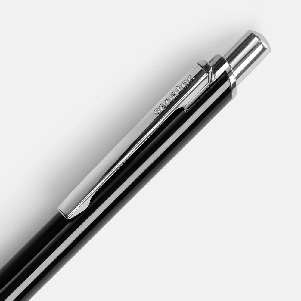 Ручка шариковая Arvent Glossy черная - фото 4