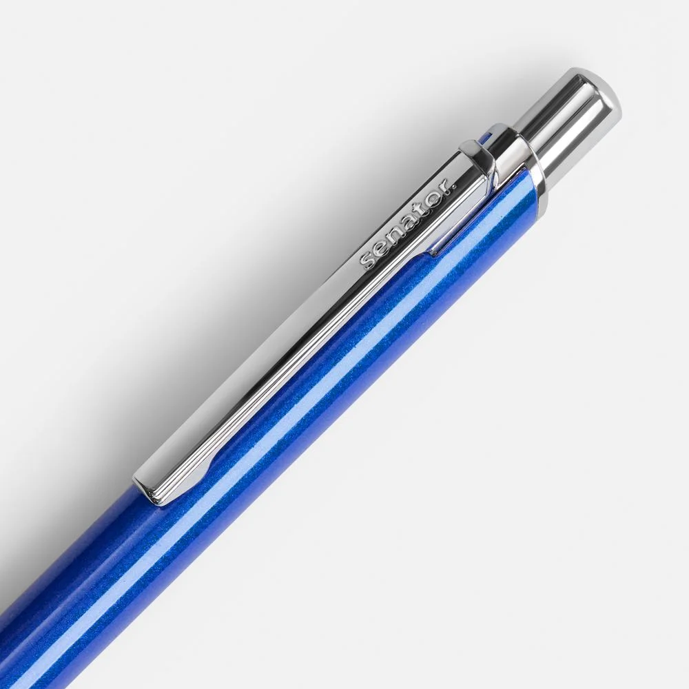 Ручка шариковая Arvent Glossy синяя - фото 4