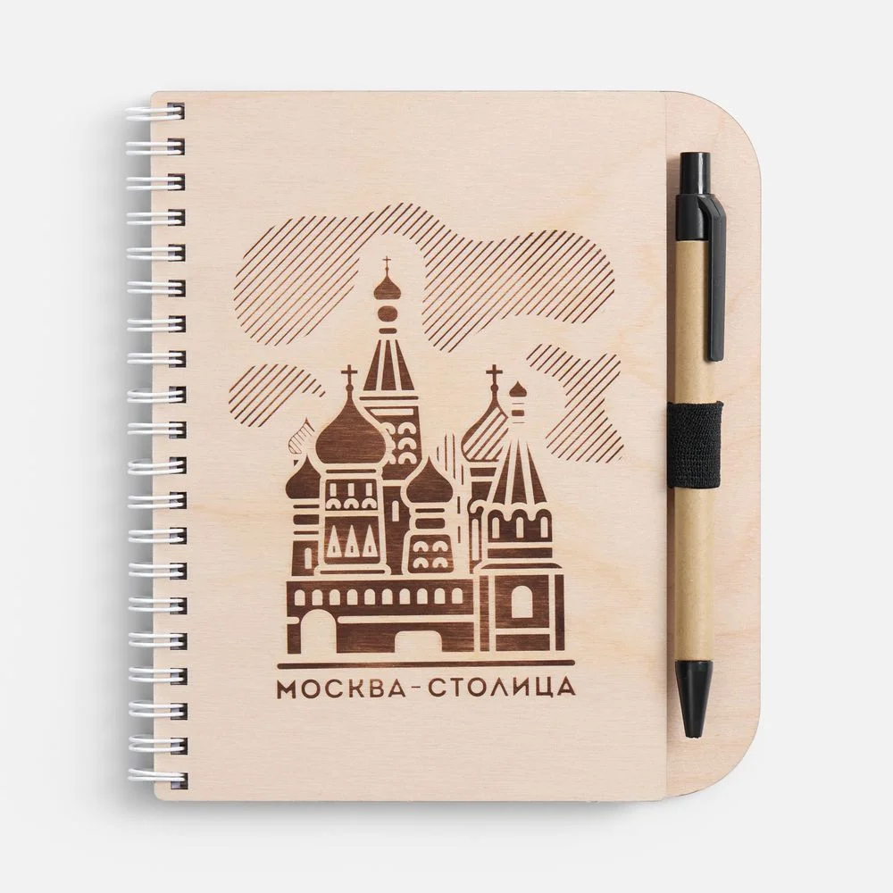 Блокнот на пружине Woodpad на заказ - фото 3