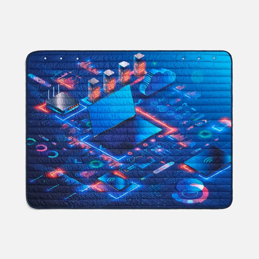 Плед-пончо Blanket Print на заказ - фото 2