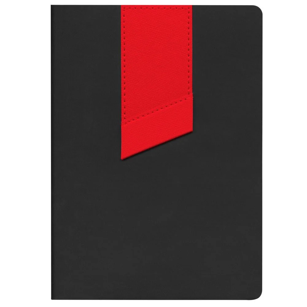 Ежедневник Bookmark недатированный черный с красным - фото 2