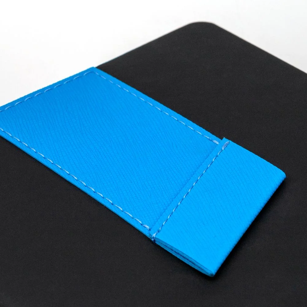 Ежедневник Bookmark недатированный черный с голубым - фото 3