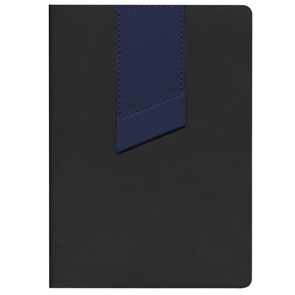 Ежедневник Bookmark недатированный черный с синим - фото 2
