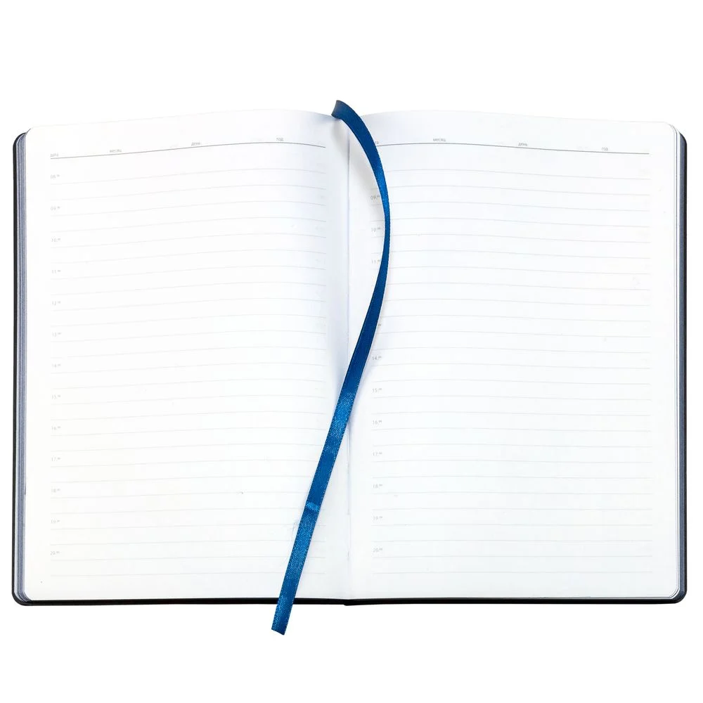 Ежедневник Bookmark недатированный черный с синим - фото 7