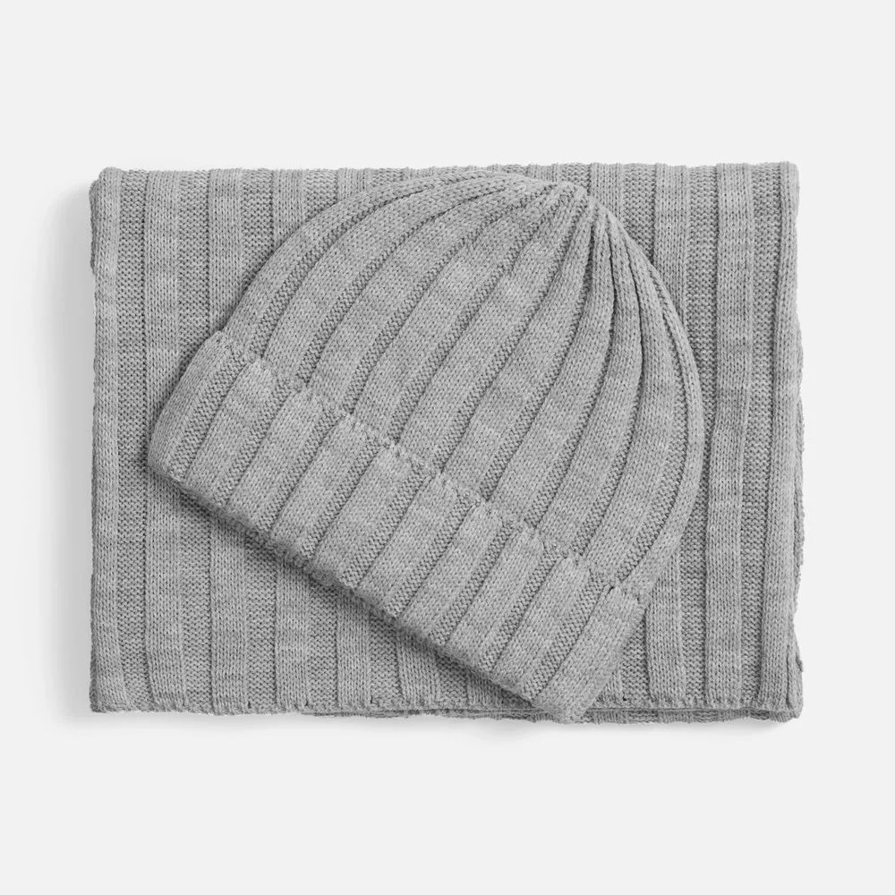 Шарф Metelitsa серебристо-серый меланж - фото 4