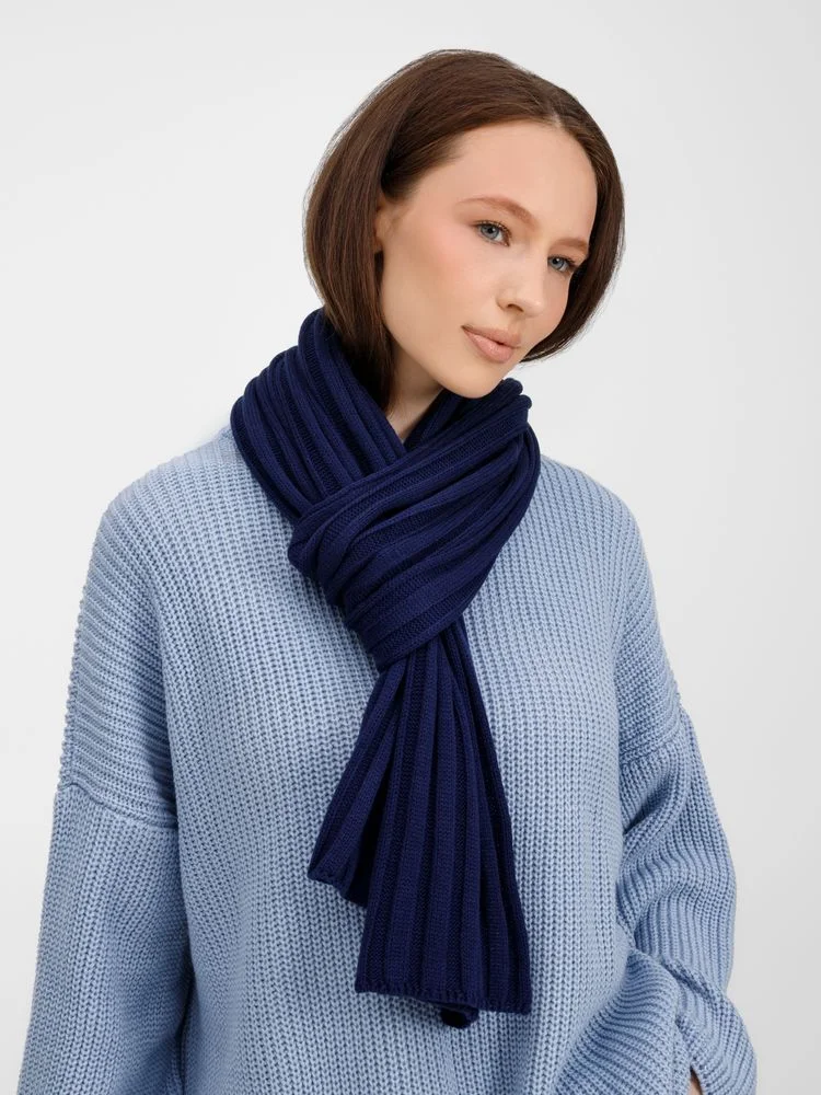 Шарф Metelitsa темно-синий сапфир - фото 5