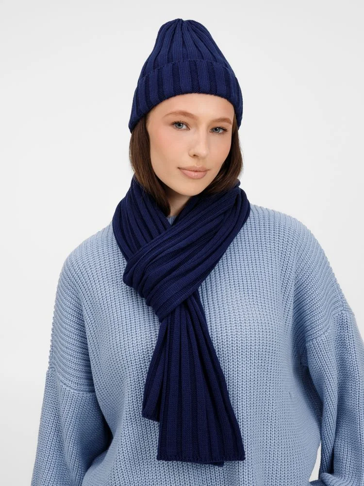 Шарф Metelitsa темно-синий сапфир - фото 8