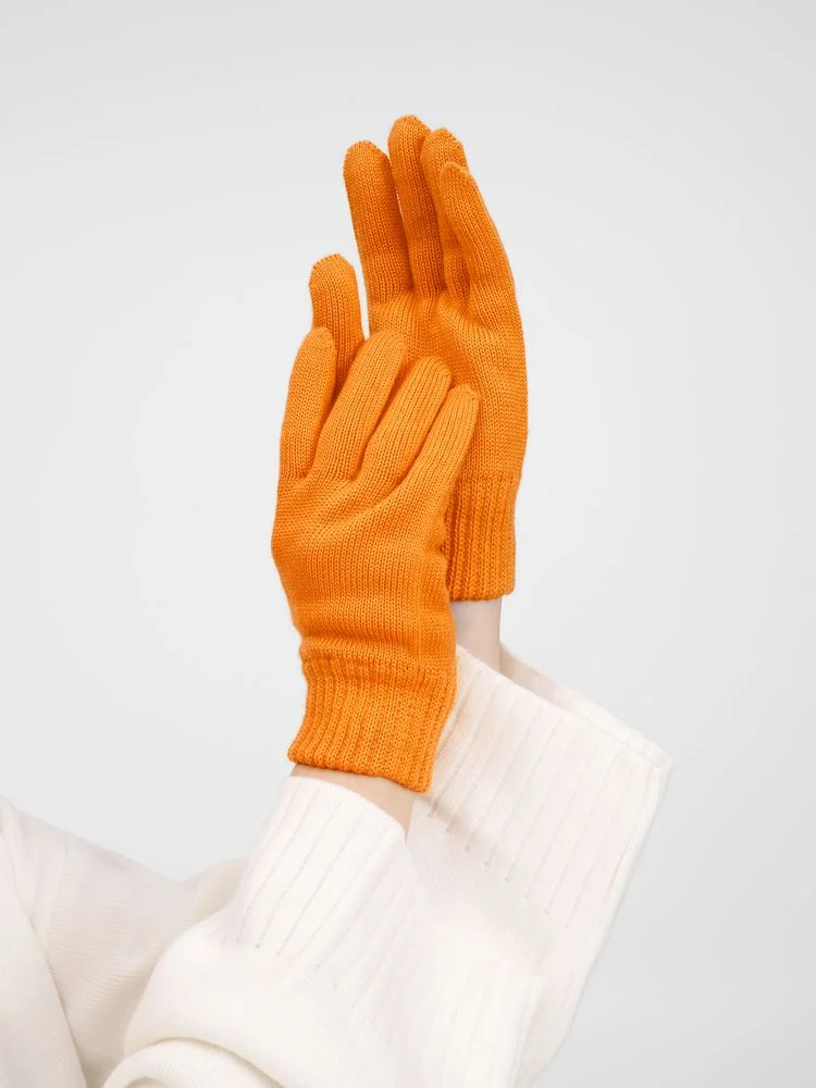 Перчатки Nobilis Mono оранжевые абрикос - фото 3