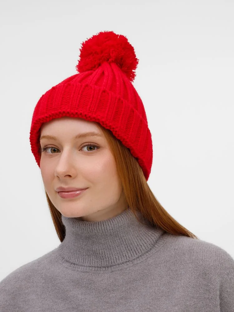 Шапка HappyGo красная - фото 3