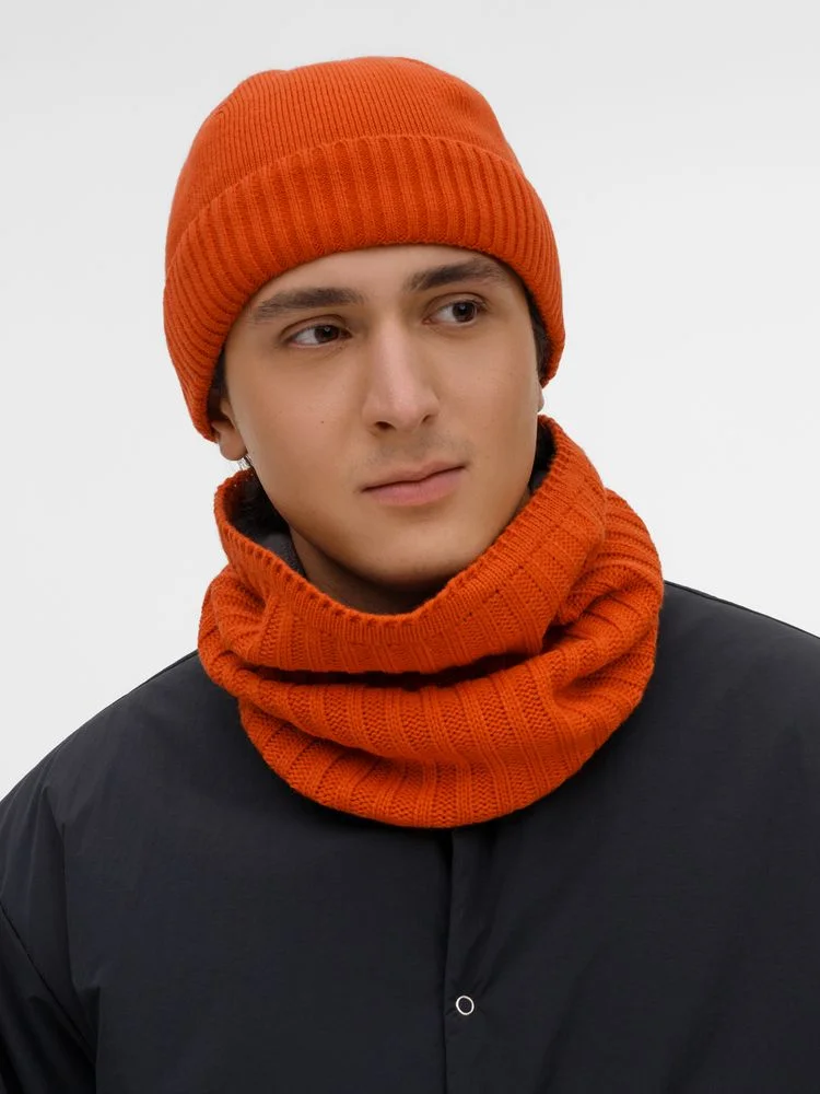 Снуд ComFleece темно-оранжевый кирпичный - фото 7