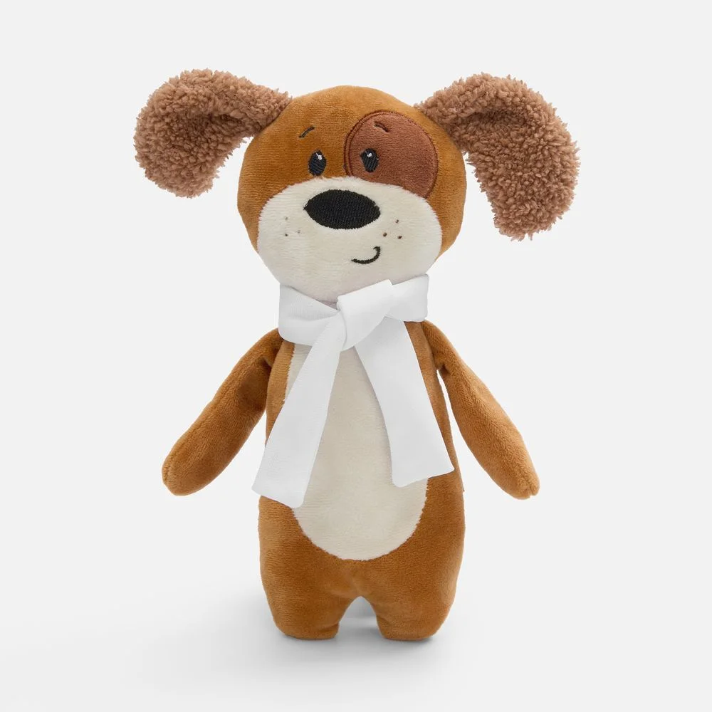 Мягкая игрушка Beastie Toys собачка с шарфом - фото 1