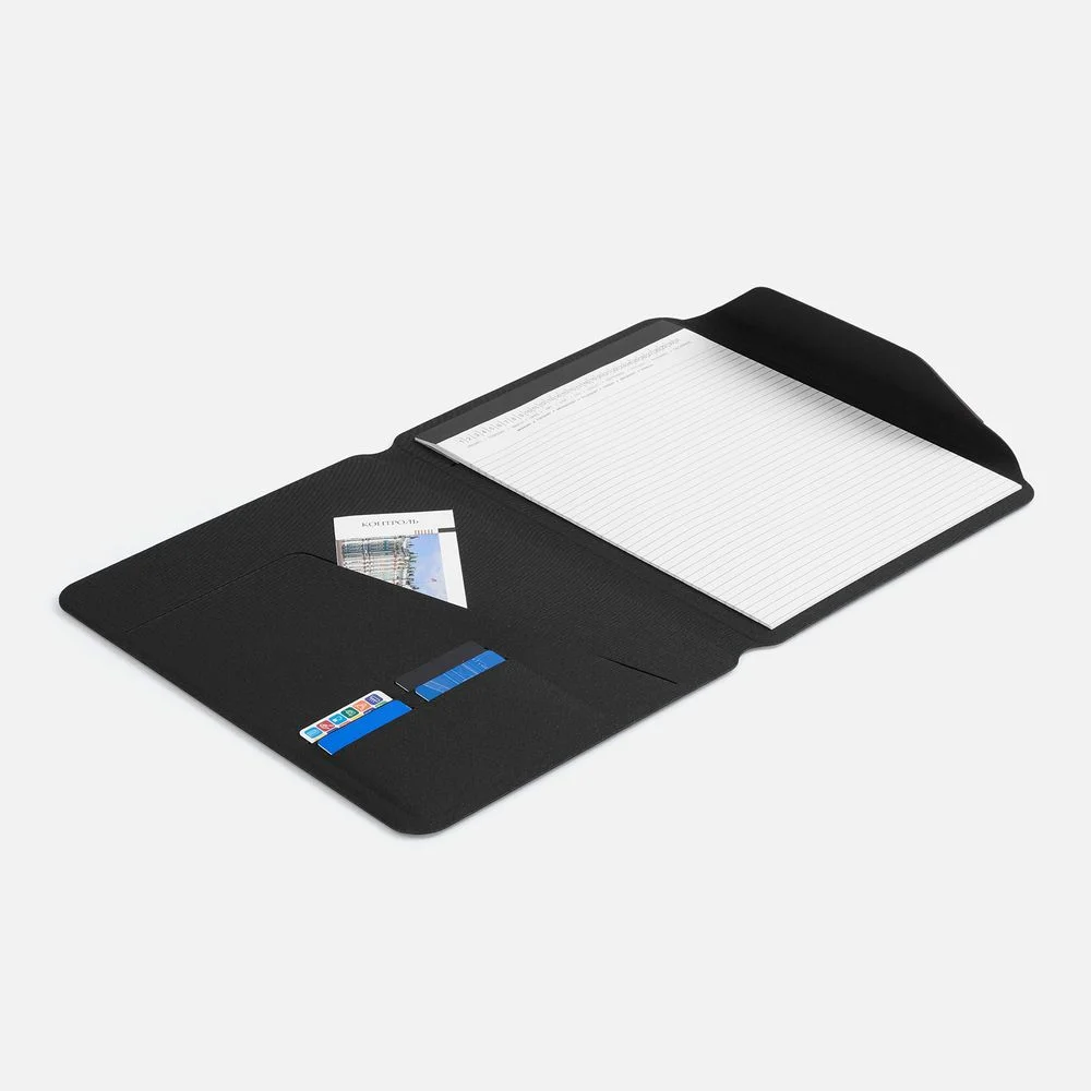 Папка с блокнотом Firmans черная - фото 6