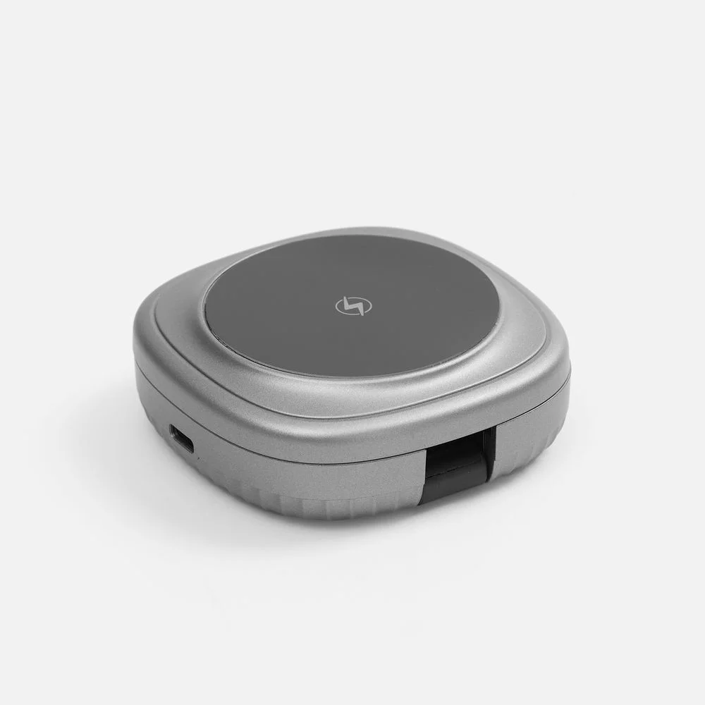 Складная станция беспроводной зарядки flowPad серая - фото 2