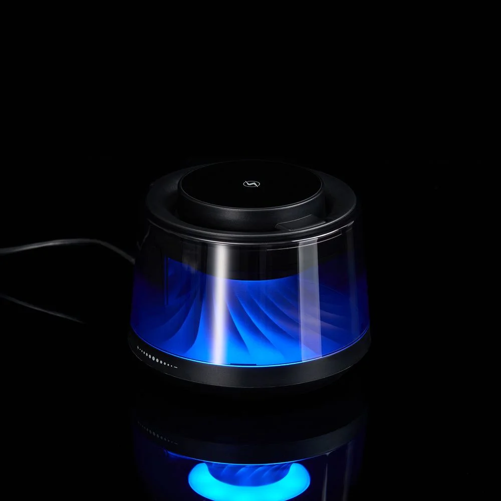 Bluetooth-колонка с подсветкой и беспроводной зарядкой Quantium черная - фото 6