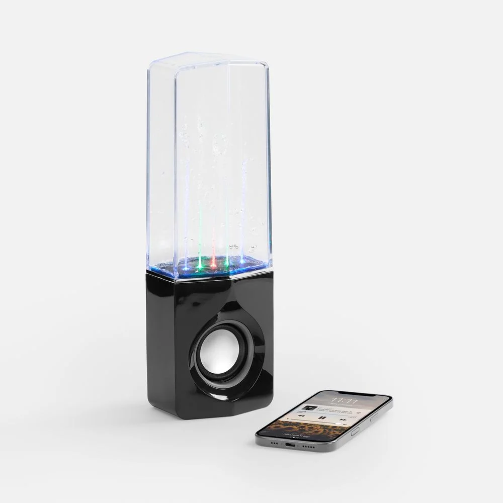 Bluetooth-колонка с поющим фонтаном Fuente черная - фото 2