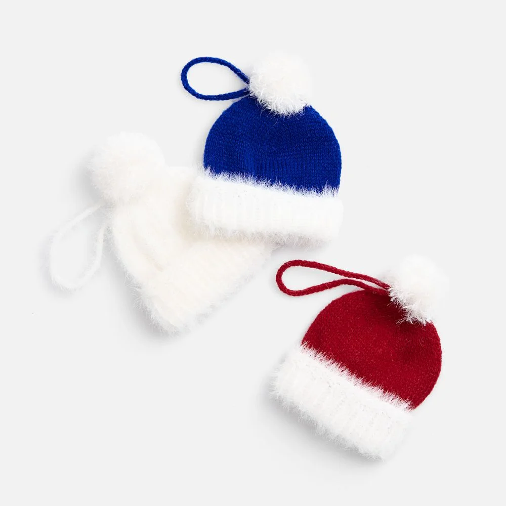 Подвеска на елку «Вьюжка», шапочка, белая - фото 4