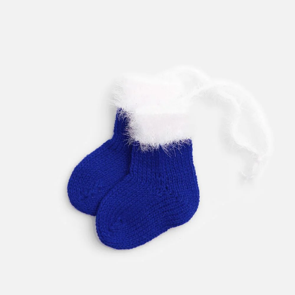 Подвеска на елку «Вьюжка», носочки - фото 2