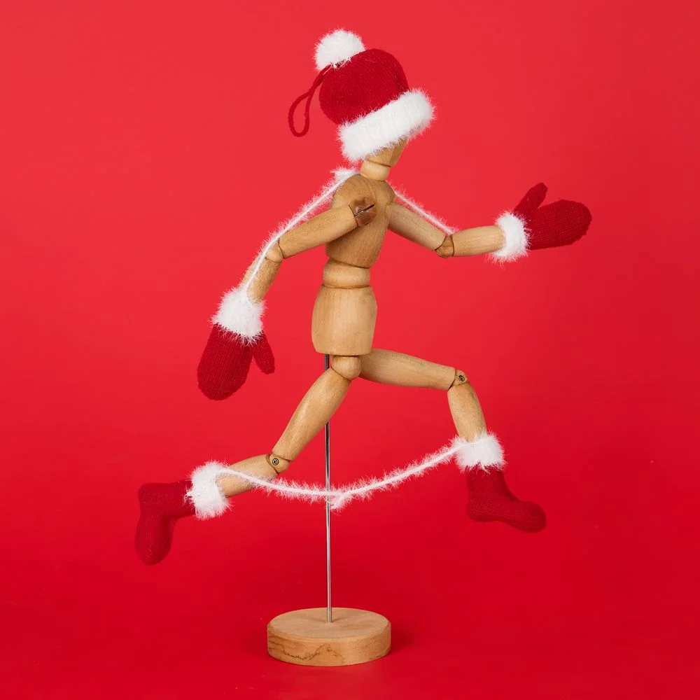 Подвеска на елку «Вьюжка», носочки, красная - фото 5