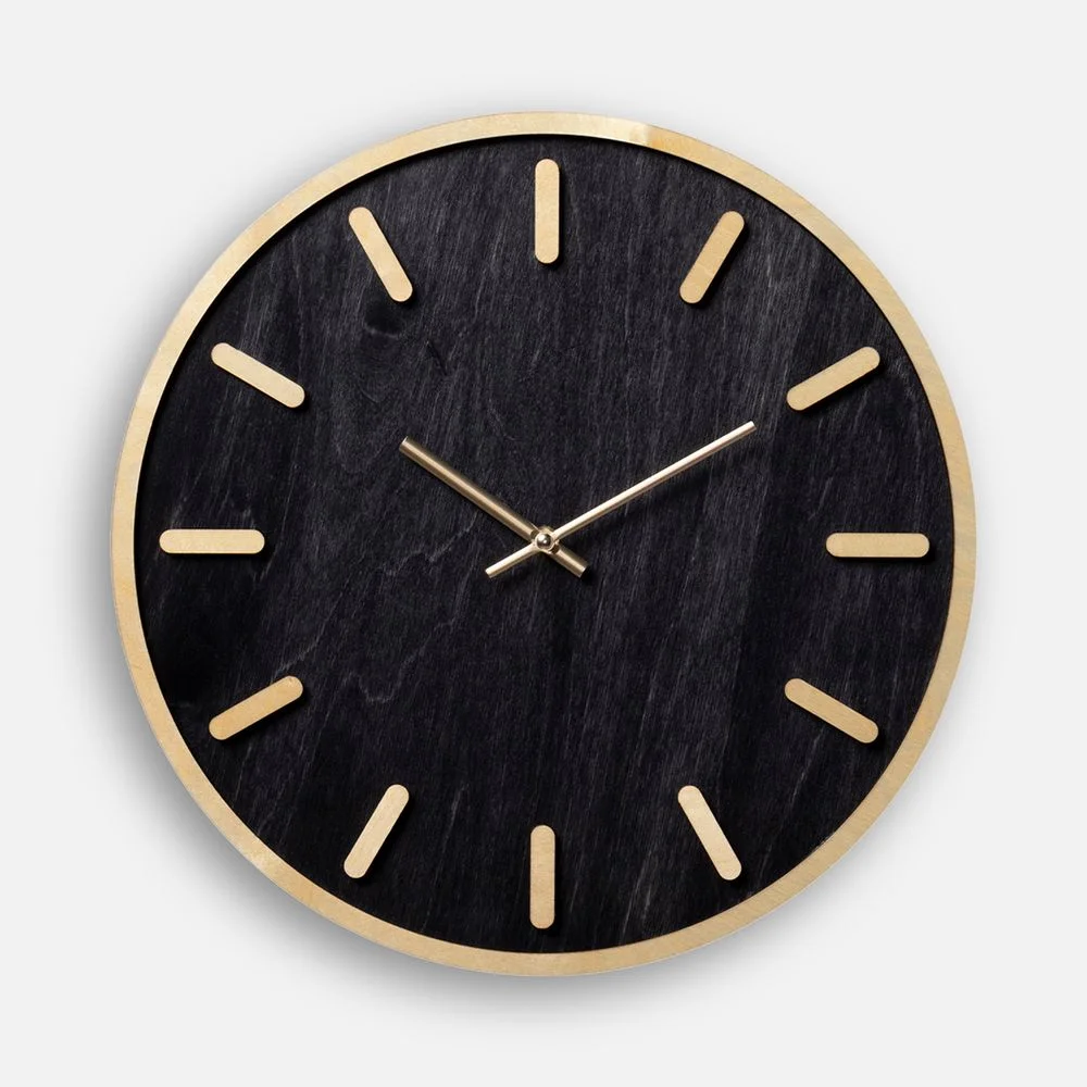 Часы Timefolio черные - фото 1