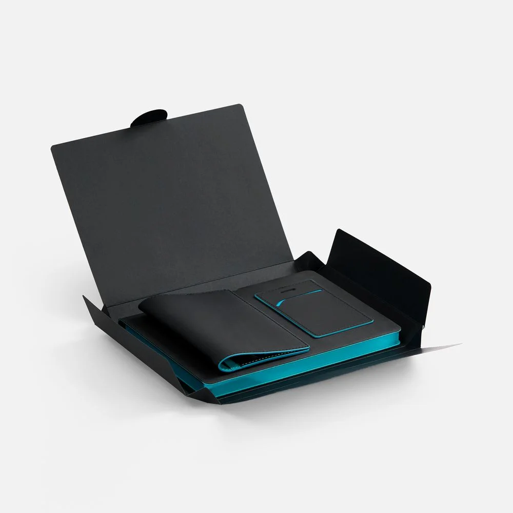 Набор Multimo черный с бирюзовым - фото 2