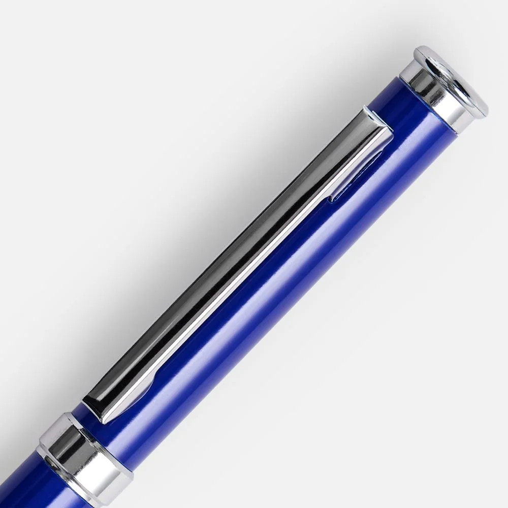 Ручка шариковая Finn Chrome, синяя - фото 3