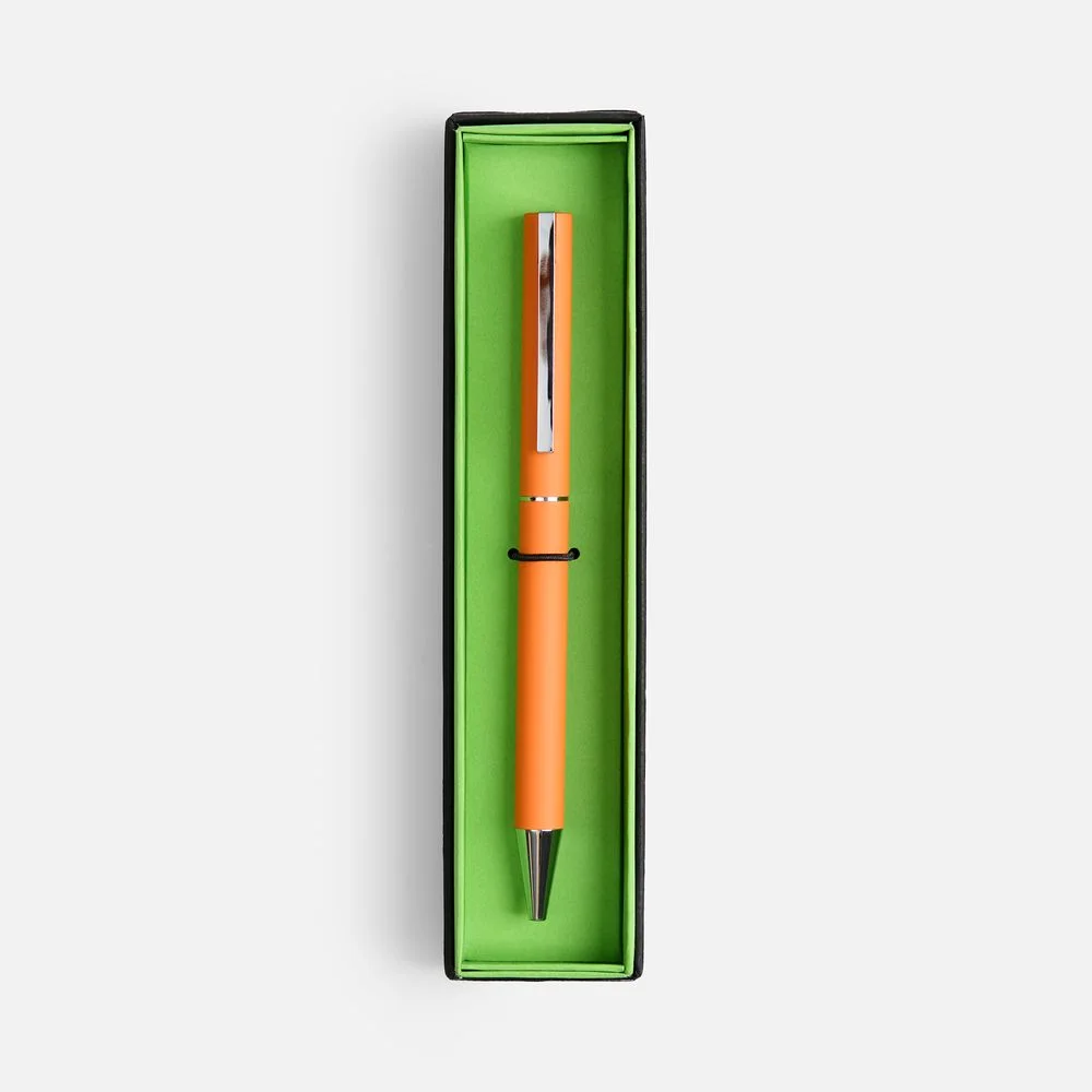 Ручка шариковая Blade Soft Touch в футляре оранжевая - фото 2