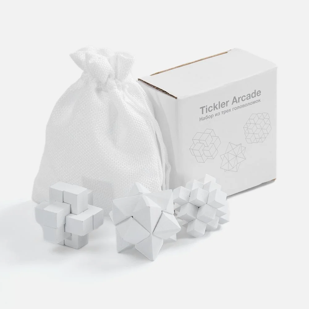 Набор из 3 головоломок Tickler Arcade, белый - фото 8
