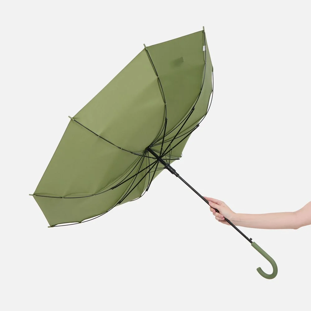 Зонт-трость Jolly Brolly зеленый хаки - фото 7