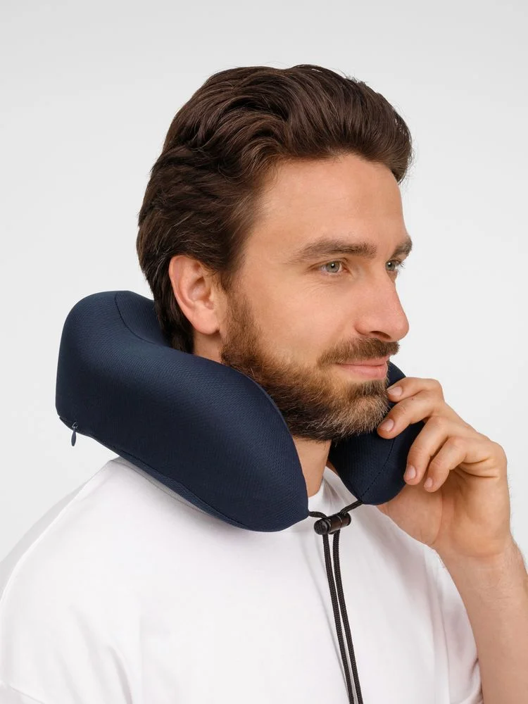 Дорожная подушка Somna, синяя - фото 10