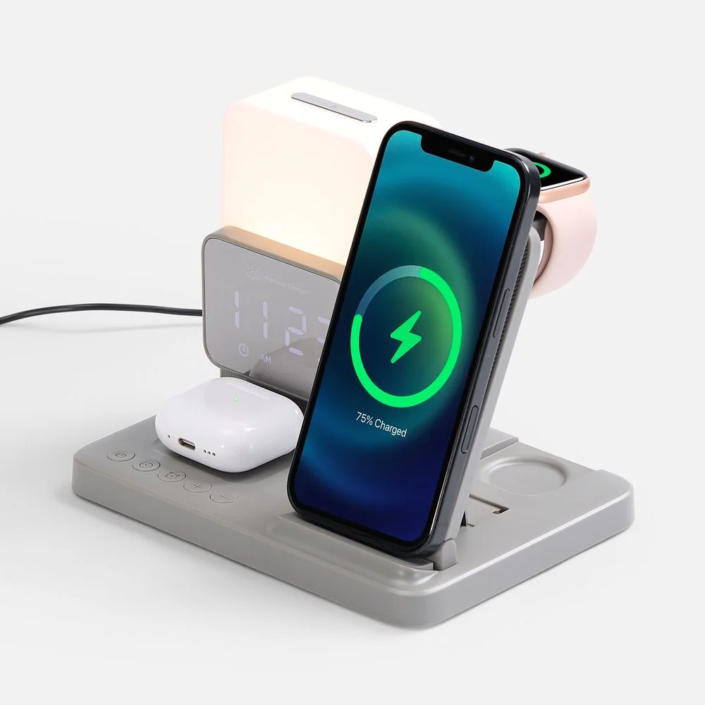 Зарядная станция с электронными часами и подсветкой Large Charge ver.3 - фото 1