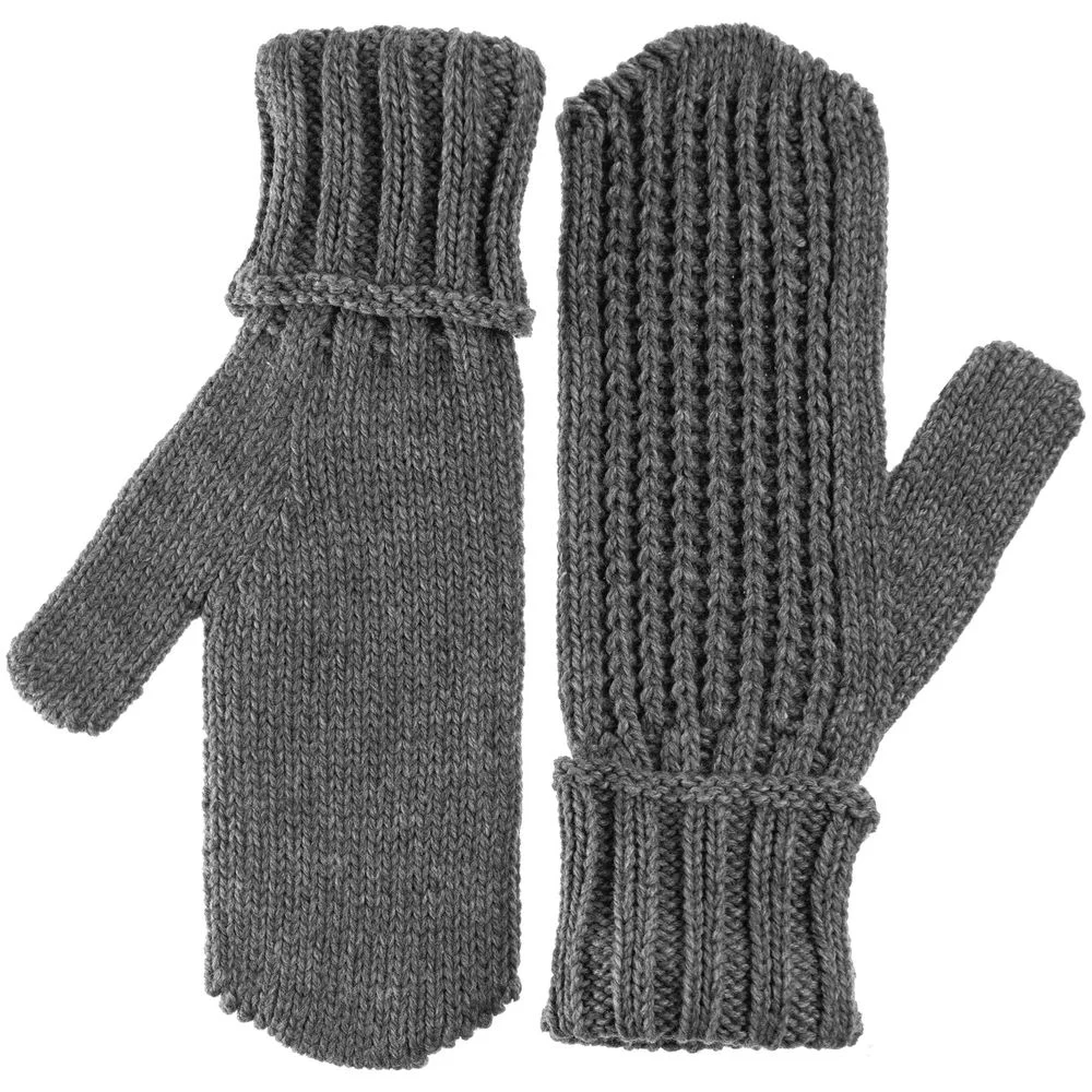 Варежки Nordkyn, серый меланж (эбонит) - фото 2