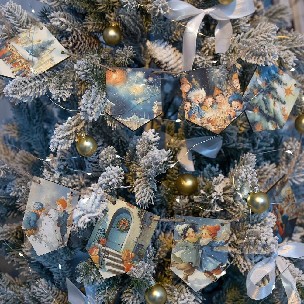 Деревянные флажки «Праздничные мотивы» - фото 7