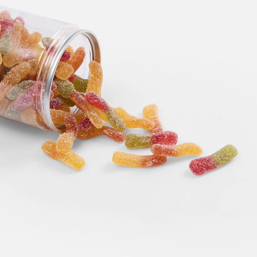 Мармелад жевательный Jelly Sweets змейки в кислой посыпке - фото 3